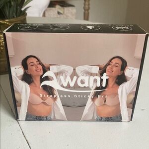 5 for $20! Awant Strapless Sticky Bra Size D